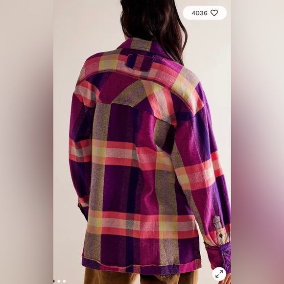 Free People We The Free So Long Summer Plaid Top Size Small 100% Cotton - Picture 2 of 16